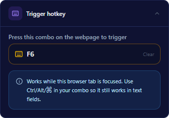 Trigger Hotkey Preset